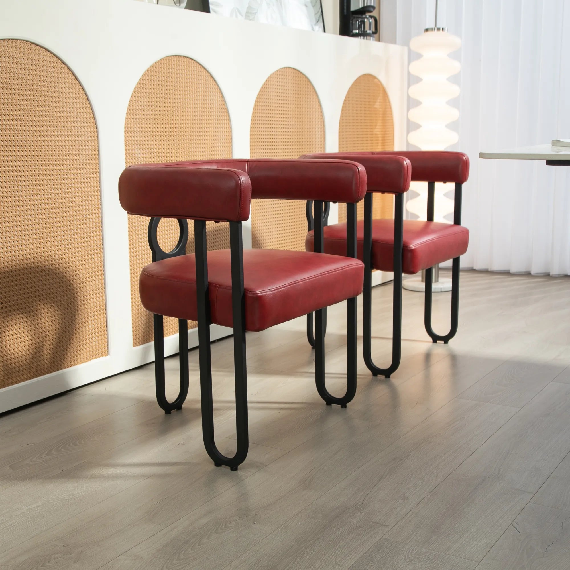 Contemporary PU Leather Upholstered Chair