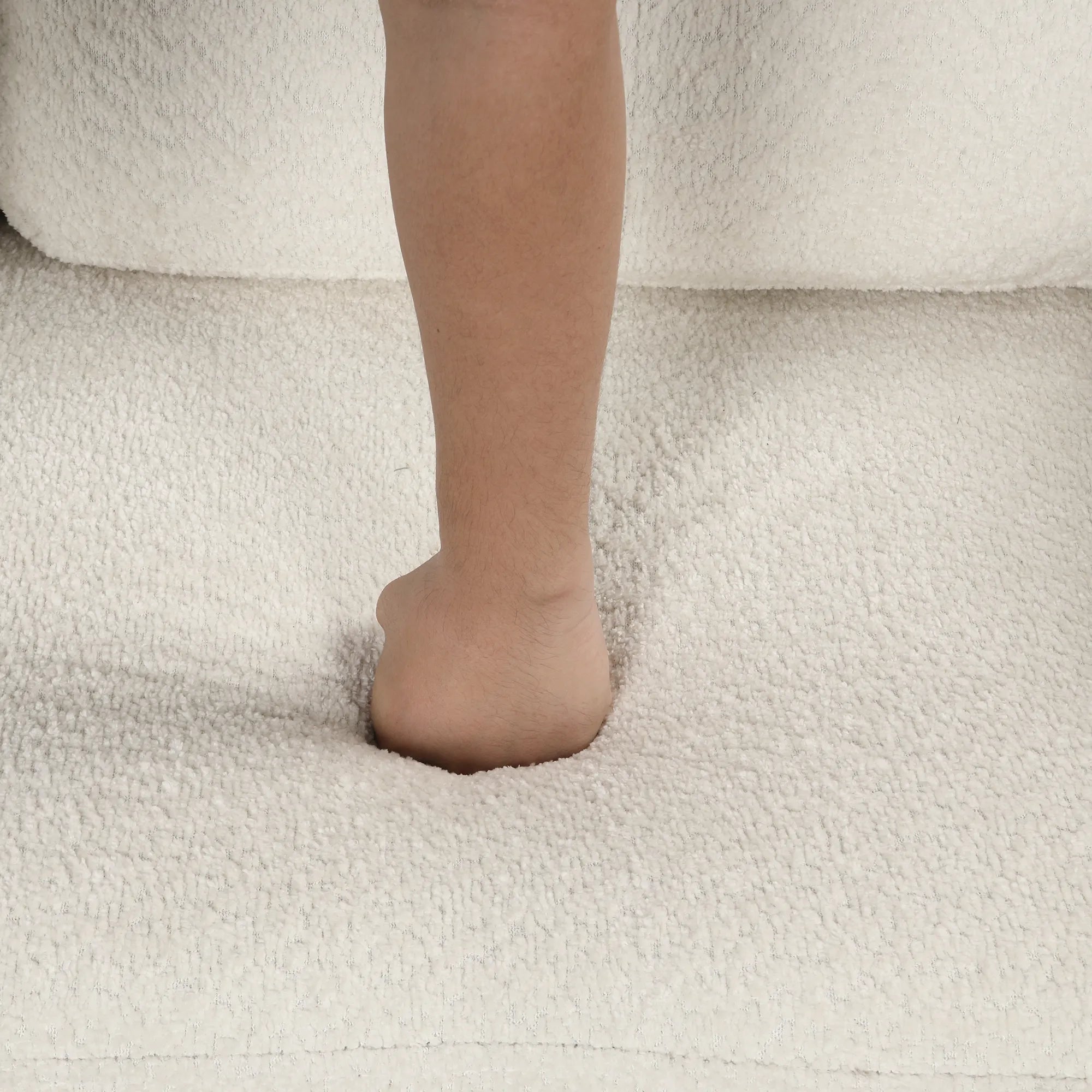 Convertible Sleeper Sofa Bed with Storage Ottoman, Stools, and Wireless Charger