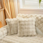 Cozy Untra Soft Plush Solid Colour Non-slip Sofa Cover Slipcover