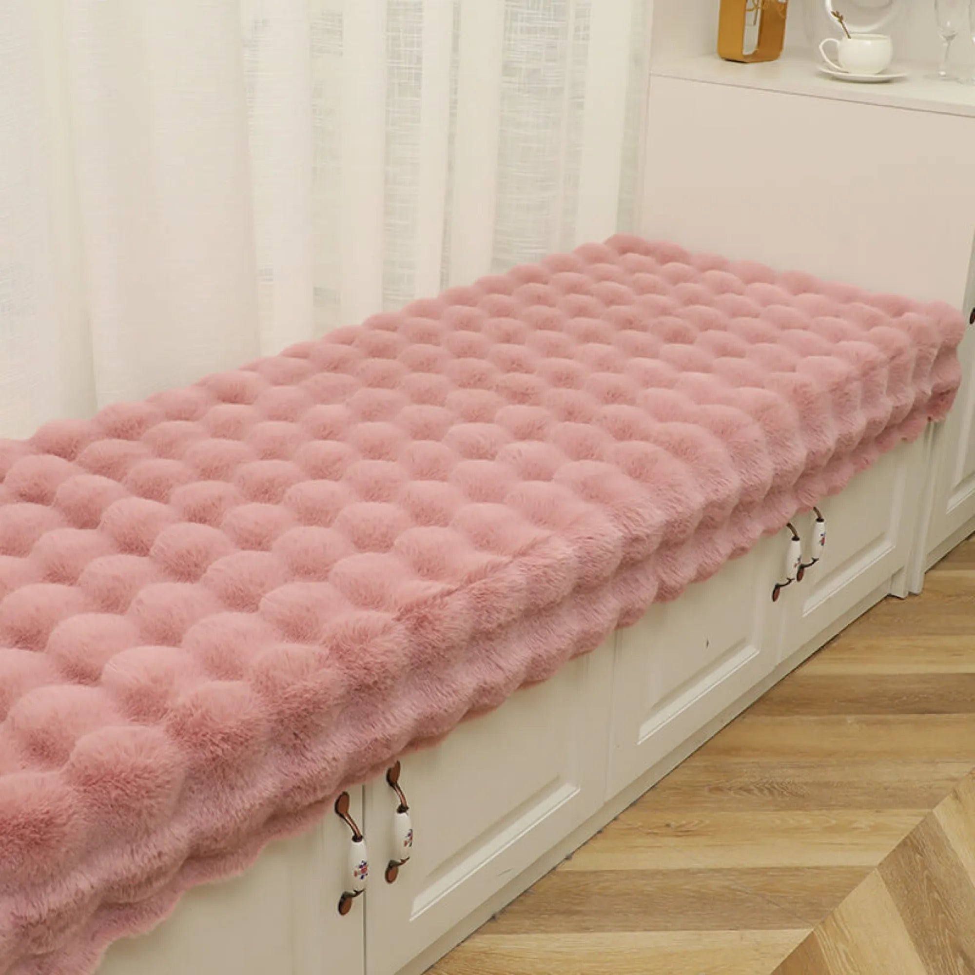 Cozy Untra Soft Plush Solid Colour Non-slip Sofa Cover Slipcover