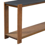 Distinctive Minimalist Entryway Console Table with Bottom Shelf