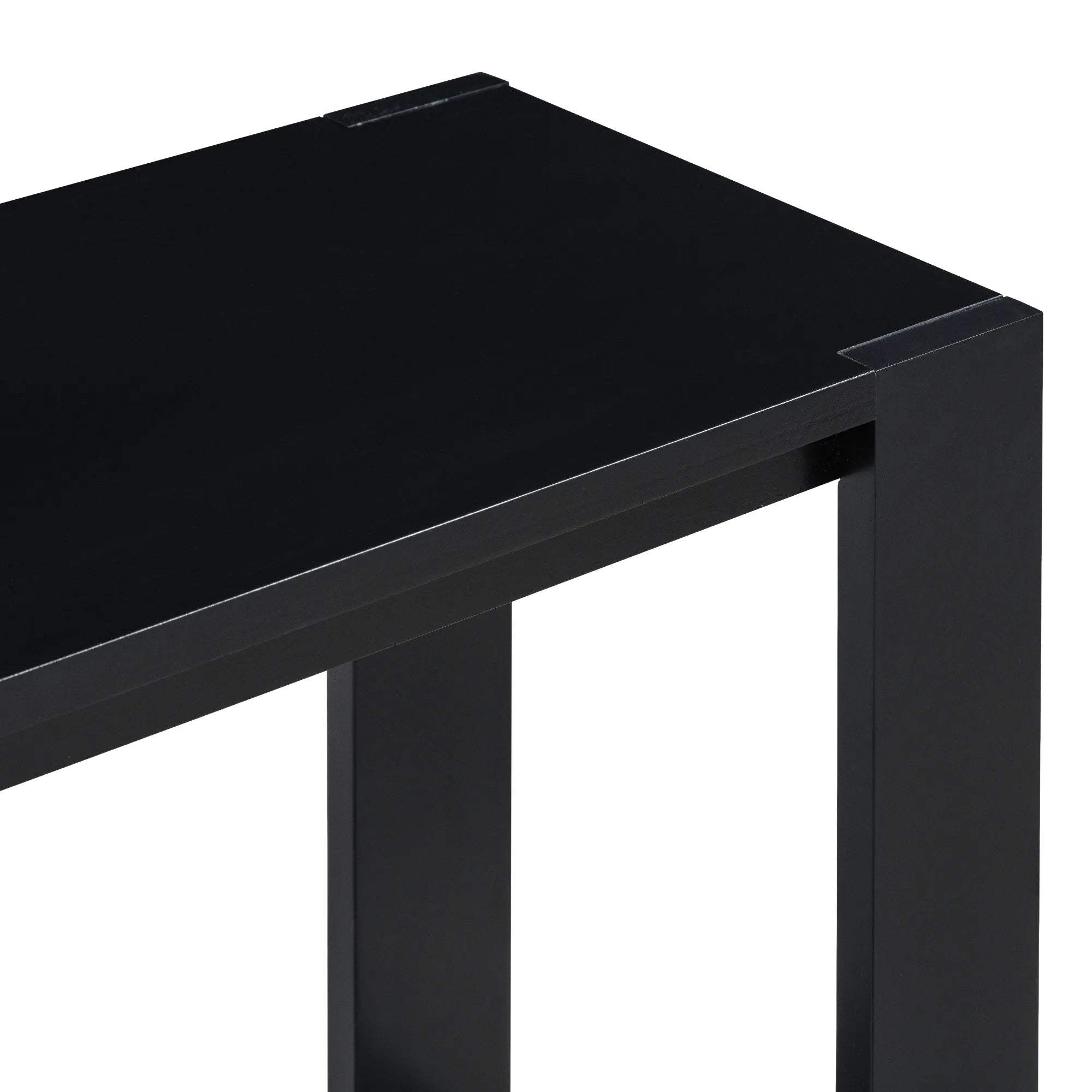 Distinctive Minimalist Entryway Console Table with Bottom Shelf