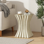 Elegant Accent Archaistic Wavy End Table