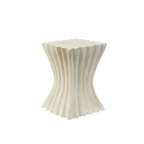 Elegant Accent Archaistic Wavy End Table