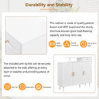Elegant Modern Shoe Storage Cabinet with Arched Doors