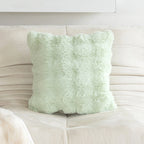 Faux Fur Bubble Throw Pillow Cover