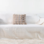 Faux Fur Bubble Throw Pillow Cover