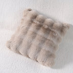 Faux Fur Bubble Throw Pillow Cover