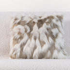 Faux Fur Hare Throw Pillow Cover