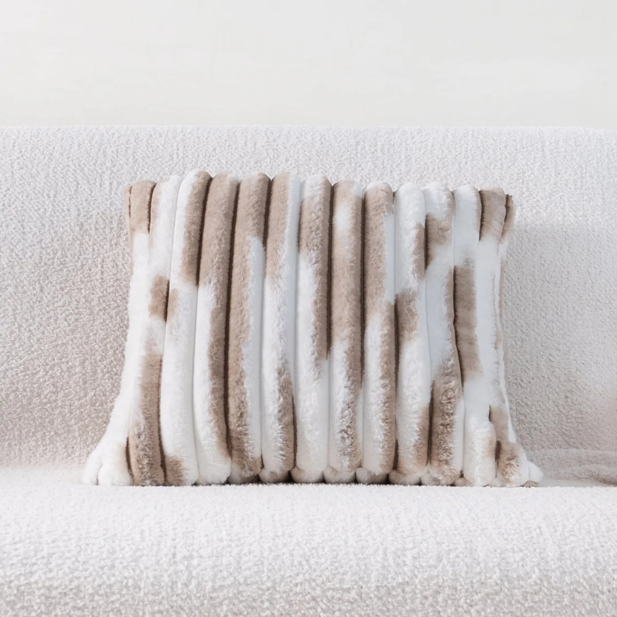 Faux Fur Shaggy Throw Pillow Cover