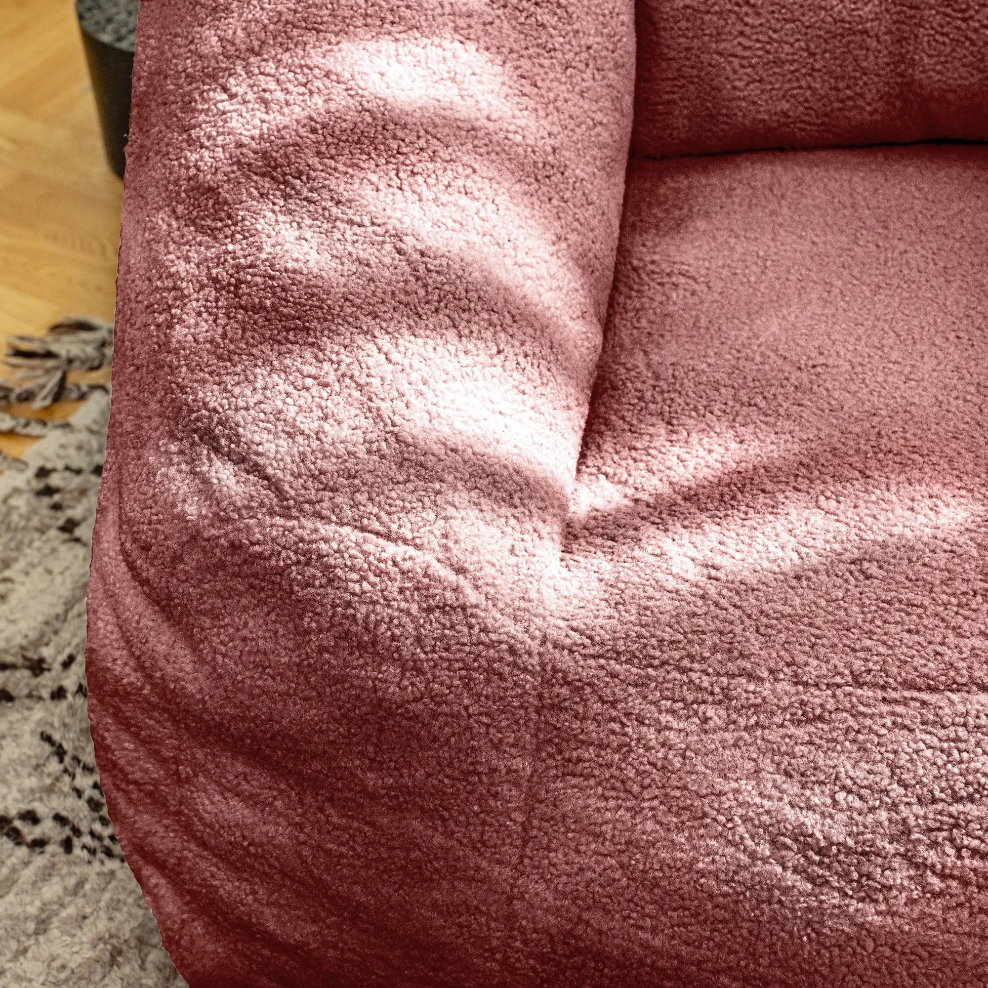 Fluffy Lazy Bean Bag Sofa Chair with Memory Foam Filling