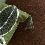 Forest Leaves Throw Pillow Cover