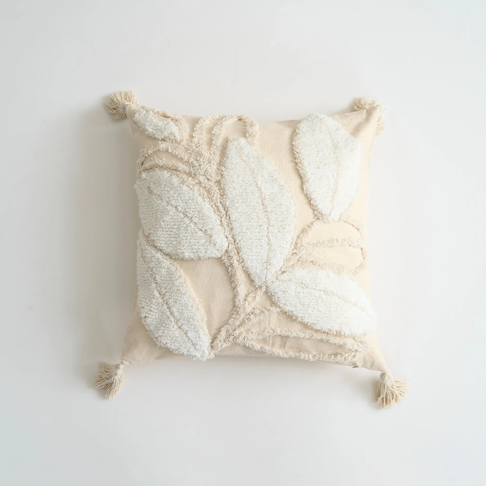Forest Leaves Throw Pillow Cover