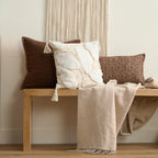 Forest Leaves Throw Pillow Cover