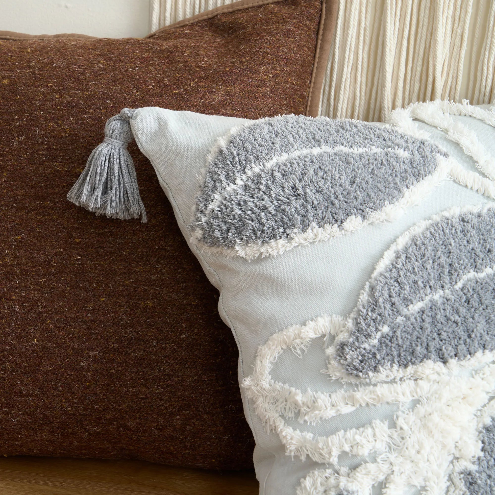 Forest Leaves Throw Pillow Cover