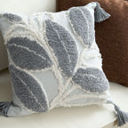 Forest Leaves Throw Pillow Cover