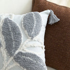 Forest Leaves Throw Pillow Cover