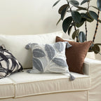 Forest Leaves Throw Pillow Cover