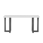 Geometric Console Table with Solid Pine Legs