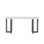 Geometric Console Table with Solid Pine Legs