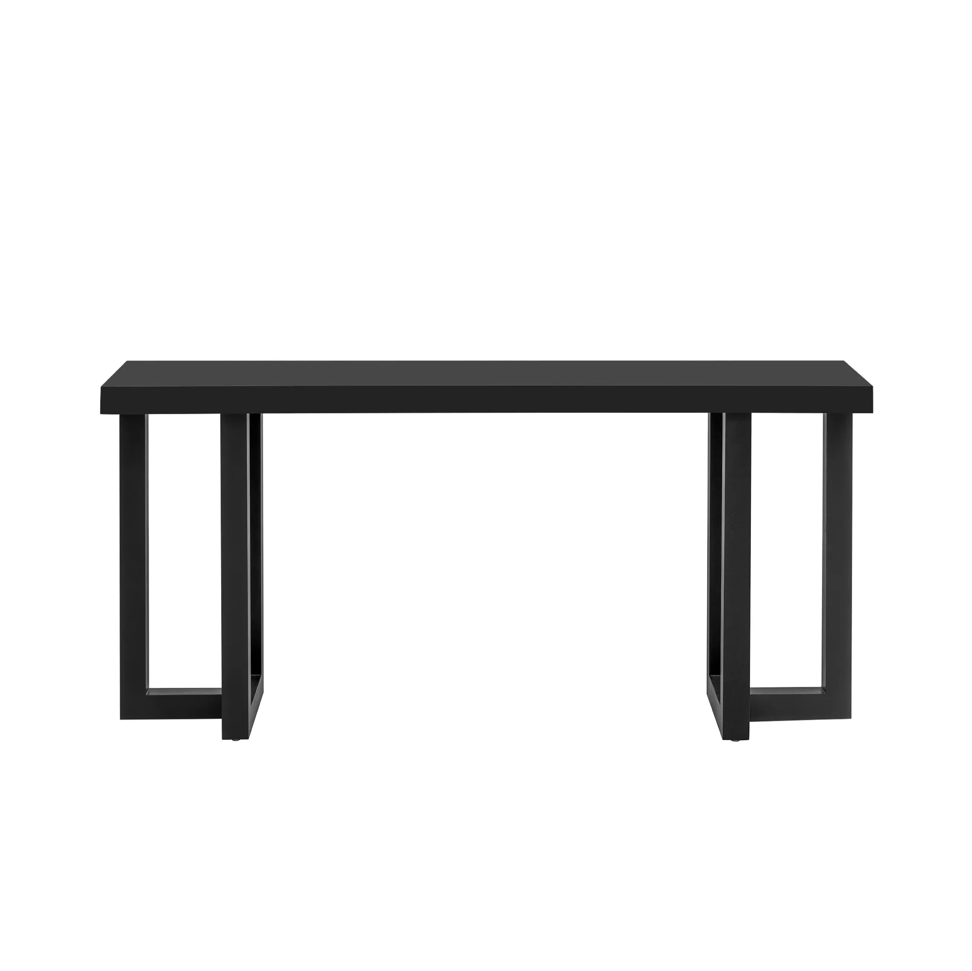 Geometric Console Table with Solid Pine Legs