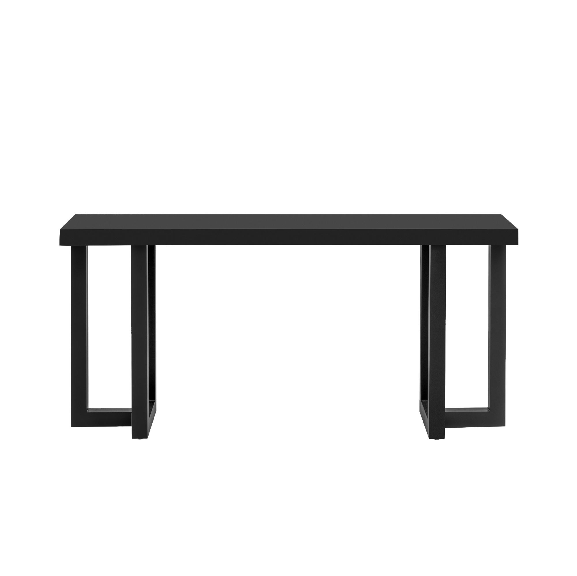 Geometric Console Table with Solid Pine Legs