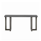 Geometric Console Table with Solid Pine Legs