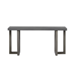 Geometric Console Table with Solid Pine Legs