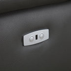 3 Seater L Shape Leather Modern Power Reclining Sofa