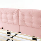 Lunara – Queen Floating Bed with PU Leather & LED Lights