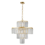 20" Luxury Crystal Modern Chandelier Light