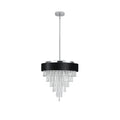 18" Luxury Crystal Round Modern Chandelier