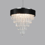 18" Luxury Crystal Round Modern Chandelier