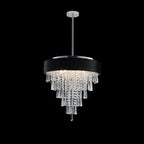 18" Luxury Crystal Round Modern Chandelier