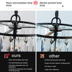 20" Luxury Crystal Modern Chandelier Light