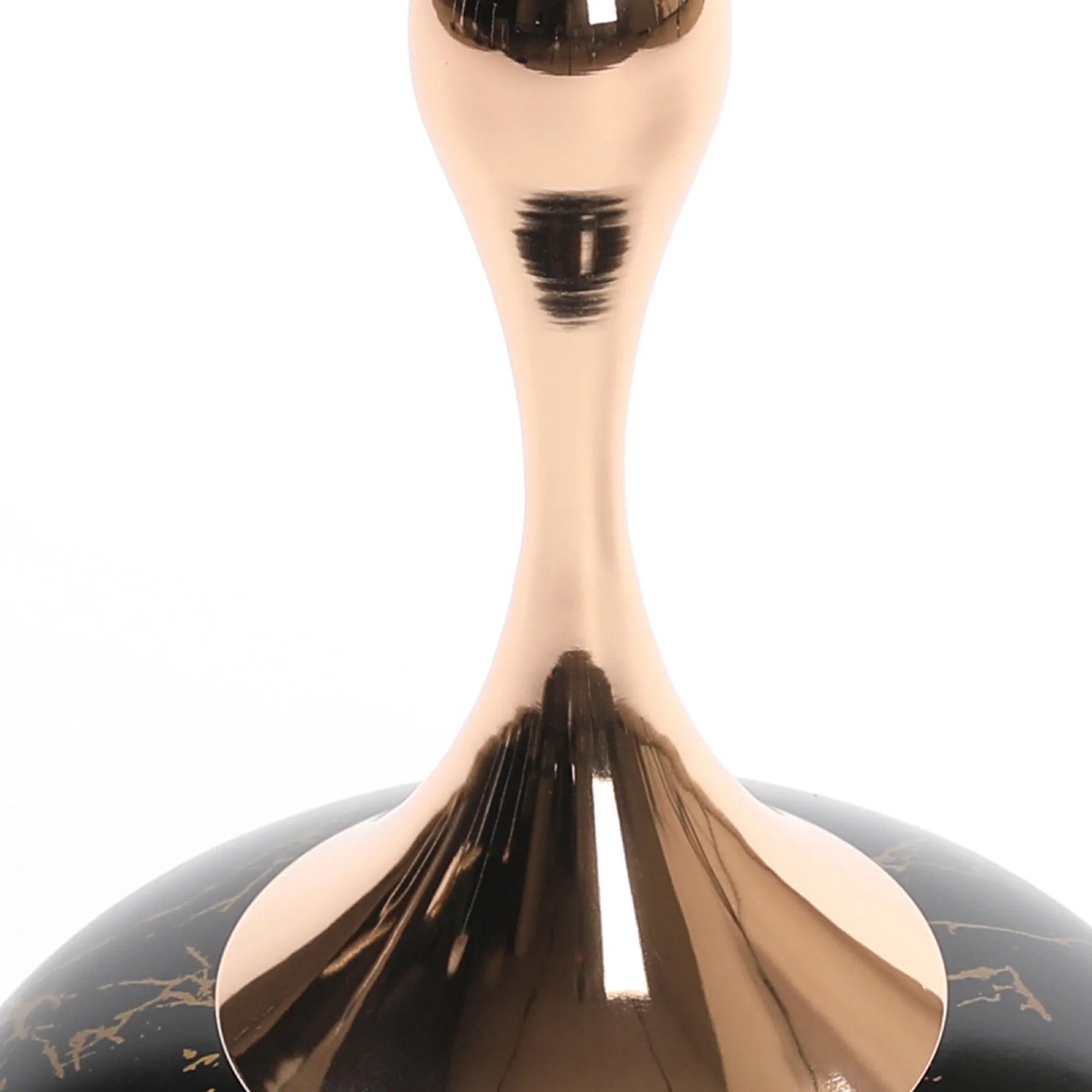 Marble Pattern Mermaid Tail Round Metal End Table