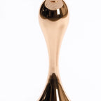 Marble Pattern Mermaid Tail Round Metal End Table