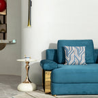 Mermaid Tail Round Metal End Table