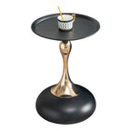 Mermaid Tail Round Metal End Table