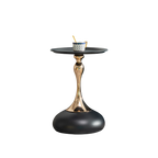 Mermaid Tail Round Metal End Table