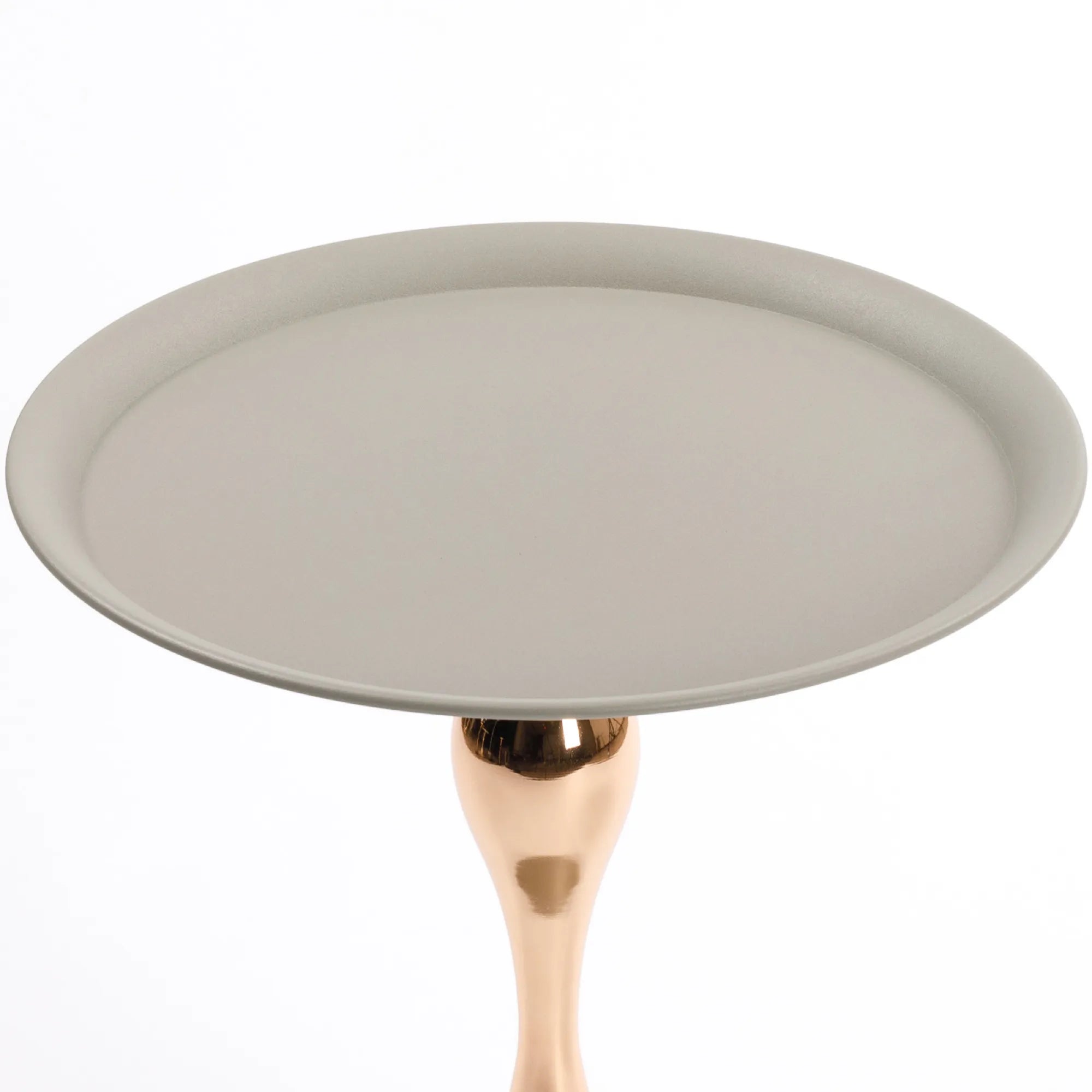 Mermaid Tail Round Metal End Table