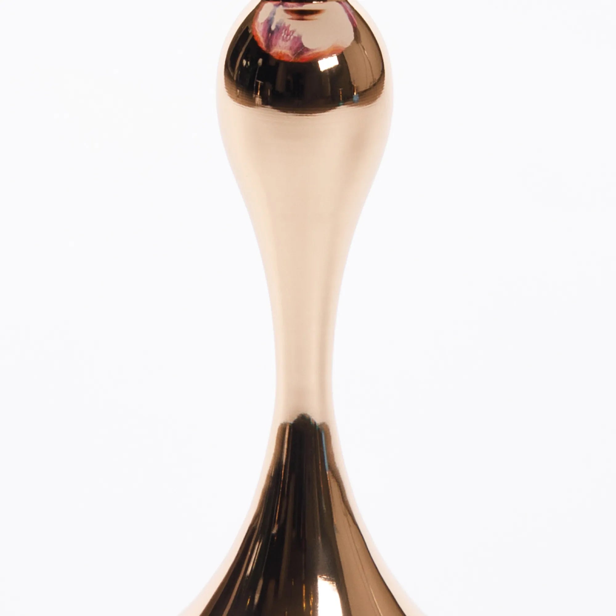 Mermaid Tail Round Metal End Table With Color Pattern