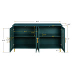 Mid Century Modern Sideboard with Glassy Doors