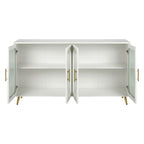 Mid Century Modern Sideboard with Glassy Doors