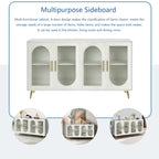 Mid Century Modern Sideboard with Glassy Doors