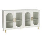 Mid Century Modern Sideboard with Glassy Doors