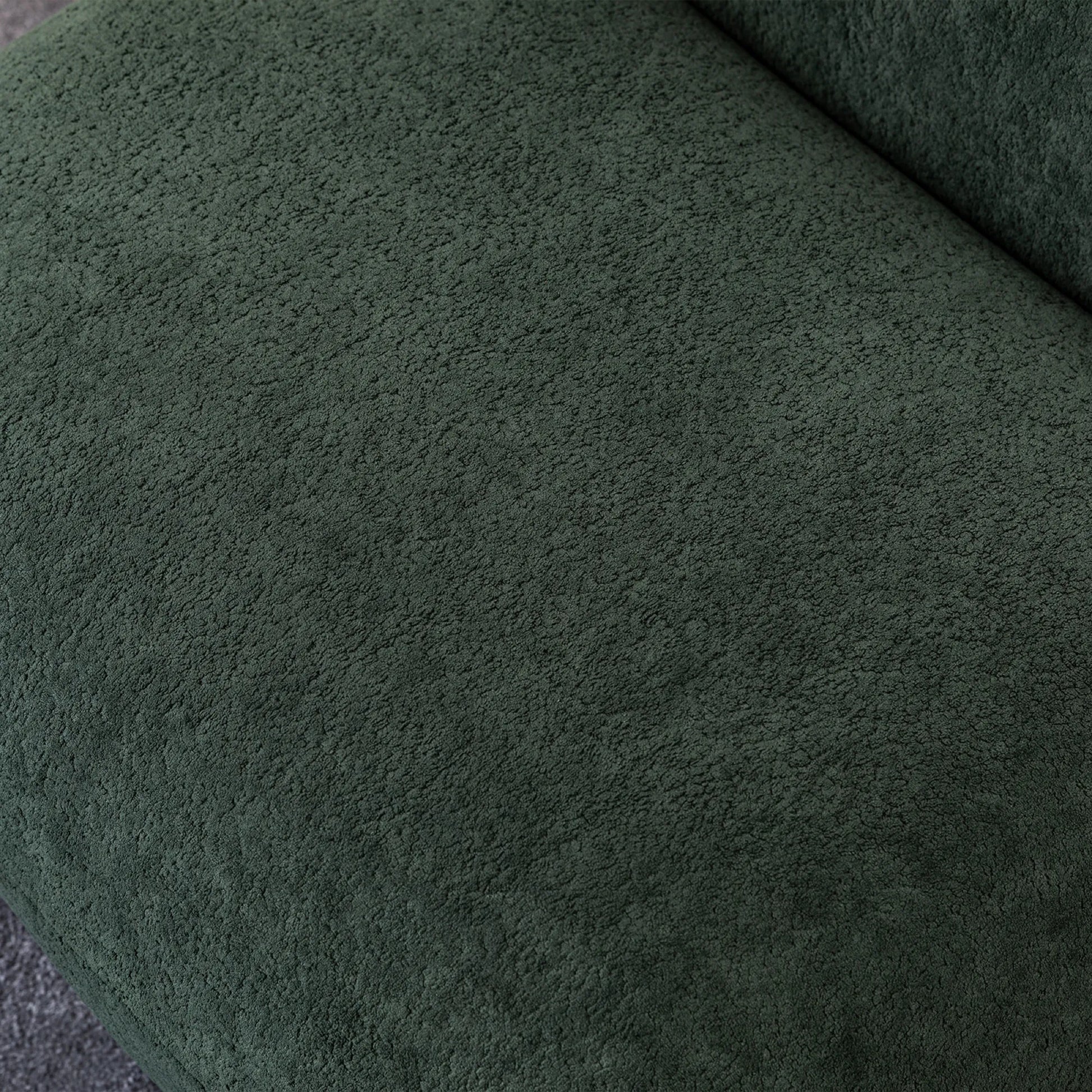 Minimalist Armless Comfy Velvet Swivel Accent Chair