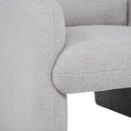Minimalist Style Teddy Fleece Armchair, Accent Chair
