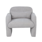 Minimalist Style Teddy Fleece Armchair, Accent Chair