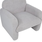 Minimalist Style Teddy Fleece Armchair, Accent Chair